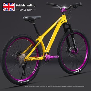 Bicicletta da Montagna Lan Ling <span class=keywords><strong>Tupo</strong></span> per Adulti e Adolescenti, 10 Velocità, Doppi Freni a Disco, Telaio in Lega di Alluminio, Modello Spring Blast Street 120 - Product Image 5