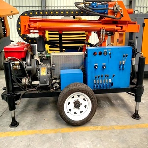 Thủy lực quay giếng khoan máy khoan lõi động cơ mang động cơ diesel nước giếng khoan Giàn Khoan 100m 150m 200m để bán - Product Image 4