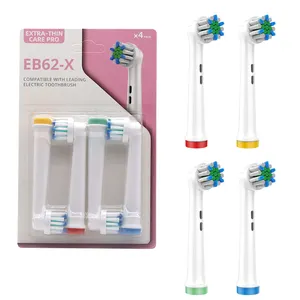 EB62-X Replacement toothbrush heads soft bristle brush heads