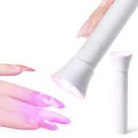 Lampe à ongles UV LED sans fil portable en plastique avec couvercle de protection des yeux rechargeable et séchoir à gel à séchage rapide pour usage domestique