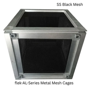 Advanced Reusable Insect Rearing Cage Stainless Steel Mesh Front Panel Customizable Cube Design for Laboratory Use OEM - Product Image 1