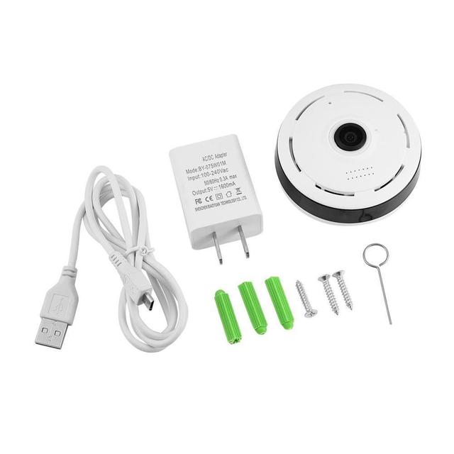 V380pro High Surveillance Camera with 360 VR Wide-angle View Indoor Use No Blind Spots Development Board