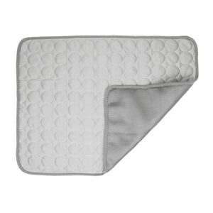 Tapis de refroidissement d'été pour animaux de compagnie-Lit pour chien et chat en soie de glace avec coussin en gel, coussin de refroidissement en latex respirant pour les fournitures pour animaux de compagnie par temps chaud - Product Image 4