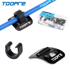 Support de câble de vélo TOOPRE de type C <span class=keywords><strong>cadre</strong></span> en alliage d'aluminium adhésif double face pour <span class=keywords><strong>fixation</strong></span> de tuyau d'huile support de guidage de fil pour - Product Image 1