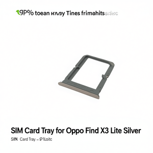 Bandeja para Tarjeta SIM para Oppo Find X3 Lite Plata - Product Image 2