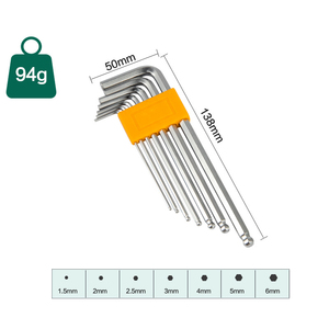 Juego de Llaves hexagonales de acero con acabado cromado de grado industrial, <span class=keywords><strong>llave</strong></span> métrica CRV, trinquete personalizable para reparación DIY y OEM - Product Image 3