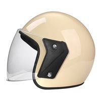 Casque de moto bon marché en matériau ABS avec des lentilles longues simples colorées