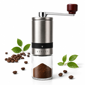 Wholesale High Quality Top Seller 304 Stainless Steel Portable Mini Manual Coffee Bean <b>Grinder</b> With Ceramic for Sale - Product Image 1