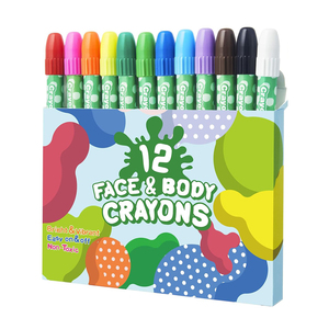 ดินสอสีทาหน้าปากกาสีทาหน้าปากกาสีเข้าได้ชั่วคราวสีนีออน - Product Image 4