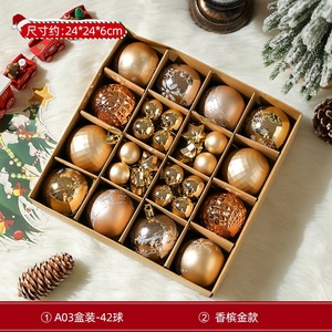 AYOYO Décorations de Noël Baril Boules colorées Arbre de Noël Petit Pendentif Accessoires Décoration suspendue Boule lumineuse - Product Image 6