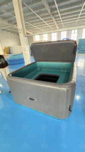 Piscine Spa Gonflable d'Usine Chinoise, Vente en Gros, Logo Personnalisé, <span class=keywords><strong>Jacuzzi</strong></span> Gonflable en PVC pour Extérieur et Jardin - Product Image 4