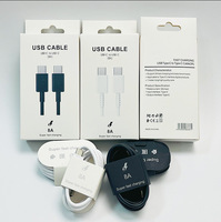 Cable de Carga USB C a USB C para Samsung, Cable de Carga para Samsung S25 S24 S23 S22