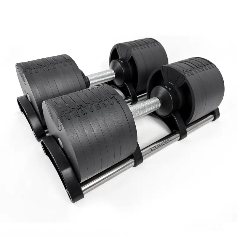 Verstelbare Dumbbells 24Kg Dumbbells Instelbaar Gewicht 1-sec Snel Aanpassen Dumbbells Home Gym Workout Apparatuur Voor Mannen En Vrouwen