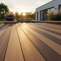 Tarima de WPC, Pavimento Exterior de Madera y Plástico Compuesto, Apto para Parques y Jardines