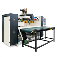 Machine à coudre les boîtes en carton semi-automatique à grande vitesse, machine à agrafer les cartons ondulés en une seule pièce pour l'usine d'emballage