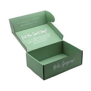 LOW MOQ Corrugado Reciclable Logo Verde Regalo Embalaje Zapatos Caja <span class=keywords><strong>de</strong></span> <span class=keywords><strong>ropa</strong></span> Papel Postal Mailer <span class=keywords><strong>Cajas</strong></span> <span class=keywords><strong>de</strong></span> envío <span class=keywords><strong>para</strong></span> pequeñas empresas - Product Image 1