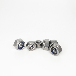Din982/985 Nylon chèn Hex cap lớp 4/8/10 khóa <span class=keywords><strong>NUT</strong></span> màu xanh trắng kẽm mạ chống khóa & <span class=keywords><strong>t</strong></span>ự khóa <span class=keywords><strong>NUT</strong></span> - Product Image 4