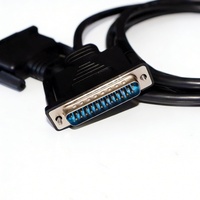Cable Personalizado DB25 Macho a Macho RS232 D-sub de 25 Pines para Impresora