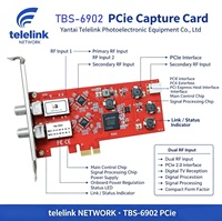Telelink TBS6902 DVB-S2 -Tuner PCIe-kaart voor FTA HD SD digitale satelliet-tv