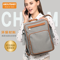 Sac à dos double épaule multifonctionnel style professionnel coque rigide pour extérieur, sac à langer tendance modèle 002