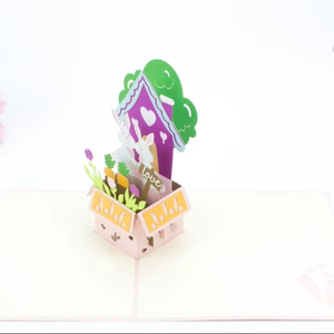 Cartes-cadeaux d'amour 3D découpées au laser | Cartes pop-up en papier artisanal pour les occasions spéciales du Vietnam - Product Image 1