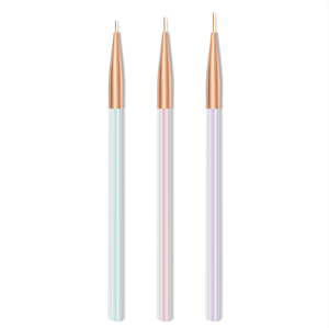 Nuovo arrivo 3 pezzi professionale amaretto Nail Art Liner <span class=keywords><strong>Bruch</strong></span> 3D pittura pennello penna bellezza Gel Uv pennello strumenti per Manicure - Product Image 4