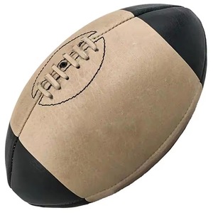 Ballon de football américain en cuir de qualité supérieure, taille personnalisée, avec logo sur mesure, vente en gros, conforme aux normes américaines - Product Image 1