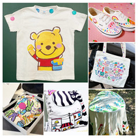 Marqueurs textiles 2026 Art 12 couleurs, lavables en machine, sans transfert, pour chaussures et couture