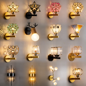 Indoor Luxury Design Decorative Living Room Home Modern LED Crystal Wall Lamp <strong>Corridor</strong> Bedroom Bedside Wall <strong>Light</strong> - Product Image 2
