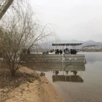 Chaland de débarquement en aluminium robuste de 11 m |   5083 Grade Marine |   Bateau de travail de 8 tonnes de capacité pour la construction et le transport