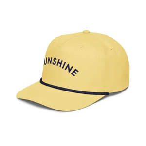 Gorra de Béisbol Amarilla Bordada Sunshine, de 6 Paneles, Ajustada, Unisex, Estilo Casual para Primavera/Verano - Product Image 5