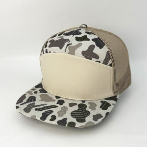 หมวกแก๊ปผู้ชายแบบปรับได้ลายสัตว์ 7 ช่องตาข่าย ผ้าฝ้าย รุ่น richardson 168 หมวก snapback แบบกำหนดเอง ลายพรางเป็ด หมวก trucker - Product Image 3