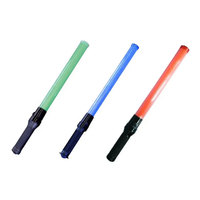 Bâton de signalisation LED magnétique rechargeable de haute qualité, rouge et bleu, multifonctionnel, avec fonction clignotante, pour patrouille nocturne et avertissement.