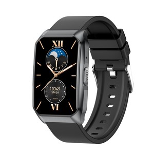 Reloj Inteligente Multifunción con Correa de Silicona, Esfera Rectangular TFT, Superficie Curva de Aleación de Aluminio, Monitoreo de Salud, Sueño y Respuesta a Llamadas - Product Image 3