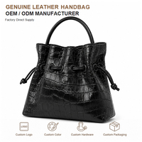 Sac à main en cuir véritable pour femme, marque privée, motif croco, sac fourre-tout à poignée supérieure, grande capacité, sac de travail tendance