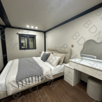 Chalet en bois préfabriqué de 40 pieds, bungalow extensible