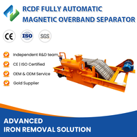 200-500mm Hubhöhe Vollautomatischer Magnetischer Überband-Separator mit Metallabfallentfernung für Hafen-Rohstoffförderer