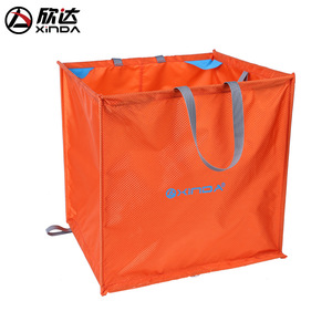 Cesta de Almacenamiento de Cuerdas Xinda 40x40x40cm, Plegable, para Equipo de Escalada en Árboles, Color Naranja - Product Image 1