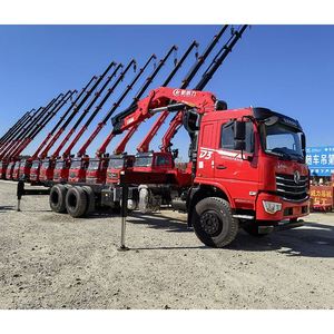 รถบรรทุกติดเครนขนาดใหญ่ Dongfeng D3 6x4, เครนแขนพับได้ 16 ตัน สำหรับงานจัดสวนและยกของ - Product Image 6