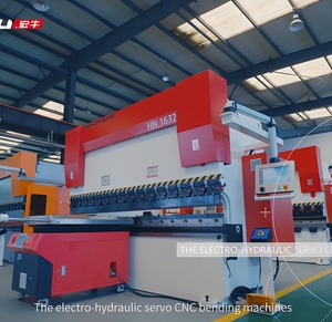 Prensa plegadora CNC de precisión con presión servoaccionada y ajuste de fuerza de flexión personalizable - Product Image 2