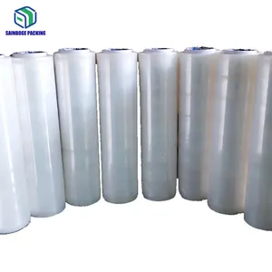 Durable Transparent LLDPE Stretch Film Plastic Wrapping Film Pallet Shrink Wrap MINI Stretch Film With Dispenser