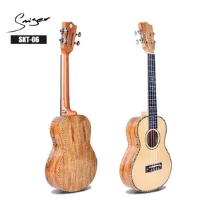 Ukulele, Smiger Tenor Ukelele Solid Spruce 26 inch for Professional Beginners Adults or Kids