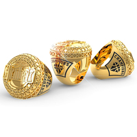 Bague de championnat de baseball personnalisée OEM ODM, couleur peinte sur mesure, logo gravé, numéro, design Bugs Bunny, souvenir pour les fans de sport