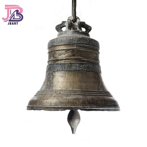 Campana de Iglesia Antigua de Bronce Fundido con Texto Grabado Personalizado, Gran Campana de Torre de Latón con Relieve para Capilla, Monasterio, Catedral - Product Image 5