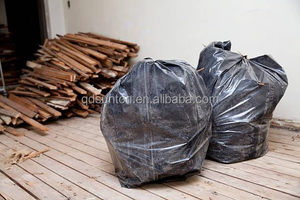PE 55-60 Gallon Contractor Rubbish Trash Bags Cross Tie 3.0 Mil Large Black Cross Tie Heavy Duty Garbage Bags - Product Image 6