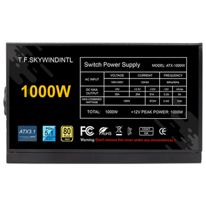 <span class=keywords><strong>Alimentation</strong></span> <span class=keywords><strong>PC</strong></span> 1000W 80 PLUS Gold PCI-E 5.1 pour <span class=keywords><strong>PC</strong></span> Gaming, PFC Actif, Entièrement Modulaire, ATX, Compatible Cartes Graphiques Série 50 - Product Image 4