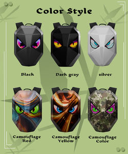 Mochila Impermeable para Motocicleta Knight con Luces LED Animadas, Bolsa Deportiva para Exteriores con Cierre de Cremallera para Aplicaciones Móviles - Product Image 6