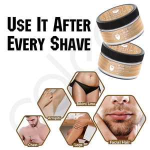 Luxfume Private Label Retirer la barbe Crème de protection <span class=keywords><strong>apaisante</strong></span> Irritation Crème après-<span class=keywords><strong>rasage</strong></span> pour homme - Product Image 3