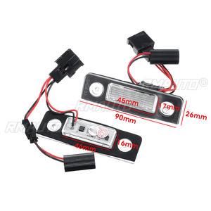 1 Par de Luces LED para Matrícula de Coche para Skoda Octavia 2 Facelift 2009-2012, Facelifted 2003-2012, Roomster 5J 2006-2010 - Product Image 6