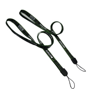Custom logo Printed Heat Transfer Polyester <b>Key</b> Keychain Neck Sublimation Lanyards Strap Print with logo for Id Badges - Product Image 2
